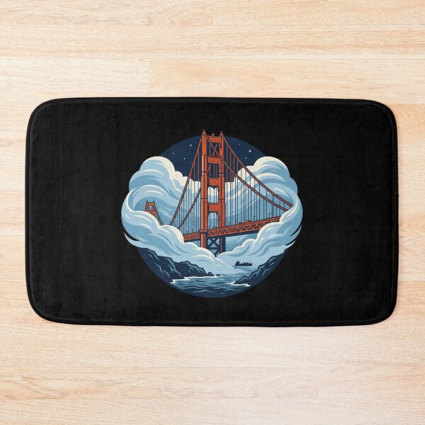 Item preview, Golden Gate Bridge Fog San Francisco     designed and sold by mood-draftsman.