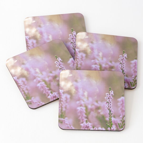 Item preview, Sunlit Purple Heather Flowers in Bloom designed and sold by Elżbieta  Kaps.