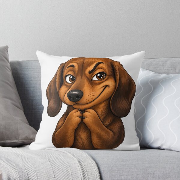 Item preview, Dachshund with a cheeky grin designed and sold by design-rebell.