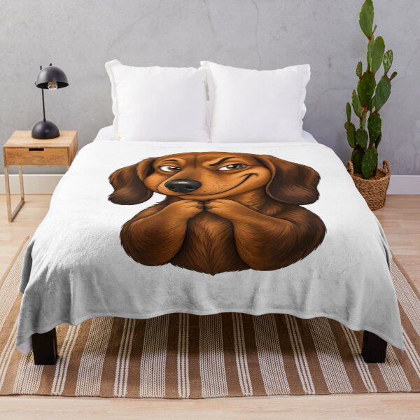 Item preview, Dachshund with a cheeky grin designed and sold by design-rebell.