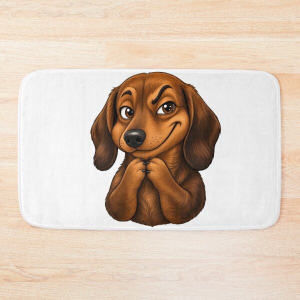 Item preview, Dachshund with a cheeky grin designed and sold by design-rebell.