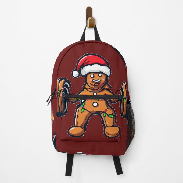 Item preview, Fitness Gingerbread Man Weightlifting Christmas Santa designed and sold by Digital Design Art.