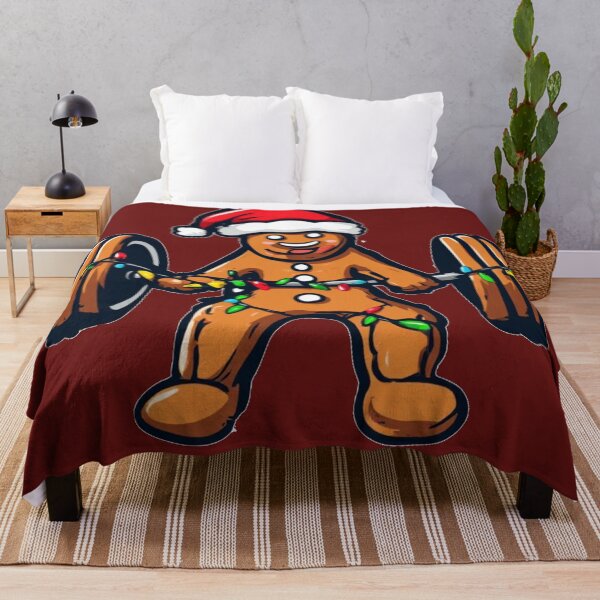 Item preview, Fitness Gingerbread Man Weightlifting Christmas Santa designed and sold by Digital Design Art.