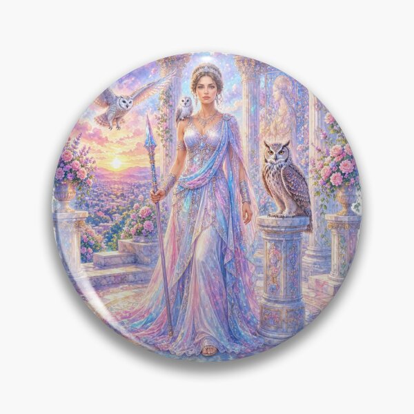 Item preview, Athena, Goddess of Wisdom and Owls designed and sold by EdicrisR.