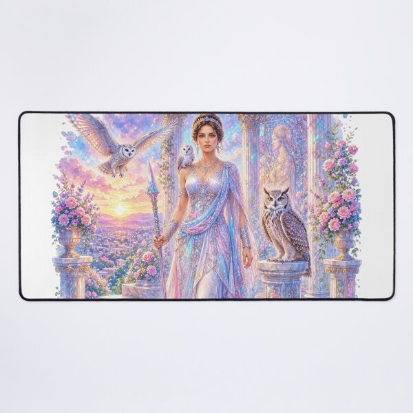 Item preview, Athena, Goddess of Wisdom and Owls designed and sold by EdicrisR.