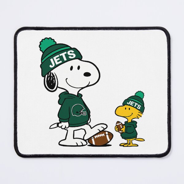 Item preview, Snoopy & Woodstock New York Jets Football Retro F886 designed and sold by GLUVY-THEME.