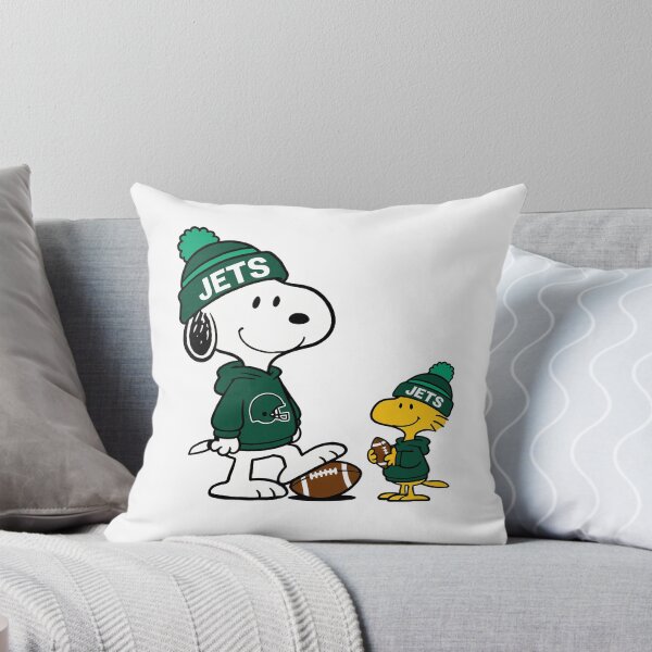Item preview, Snoopy & Woodstock New York Jets Football Retro F886 designed and sold by GLUVY-THEME.