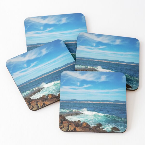 Item preview, wavy blue sea designed and sold by psychoshadow.