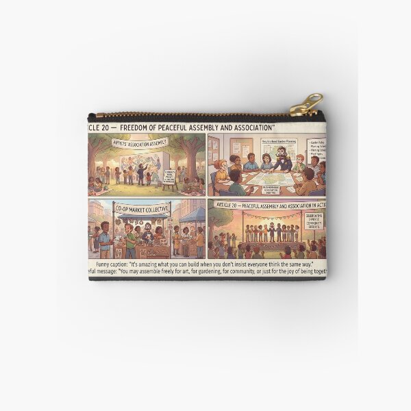 Item preview, Communities flourish through free assembly and association designed and sold by Mianku | Für das Leben.