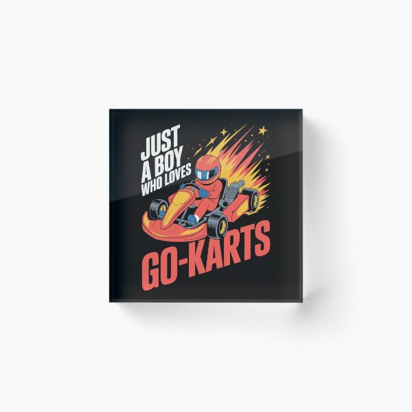 Item preview, Just A Boy Who Loves Go-Karts designed and sold by jkrphoto.