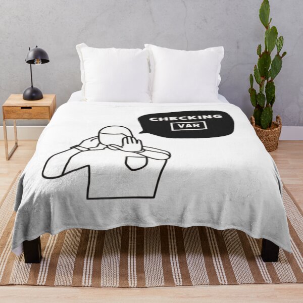 Item preview, Checking VAR – Funny Football Referee Reaction Design designed and sold by DALYBay.