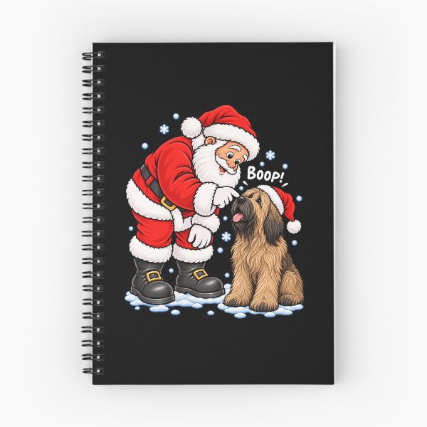 Item preview, Funny Briard Dog Santa Boop Merry Chirstmas Mom Dad designed and sold by rafaeltto.