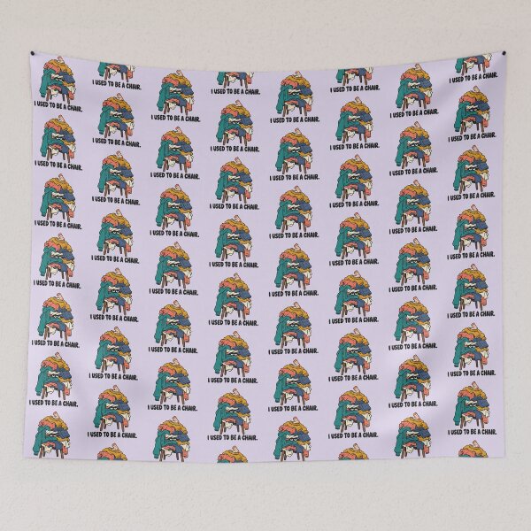 Item preview, I Used To Be A Chair Funny Laundry Chair Clothes Pile designed and sold by Fanverse Merchandise.