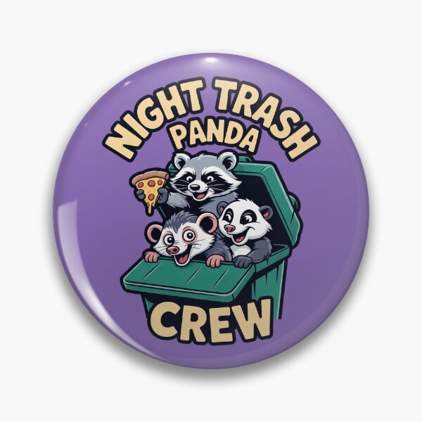 Item preview, Night Trash Panda Crew Unlikely Animal Friends designed and sold by Endless7Art.