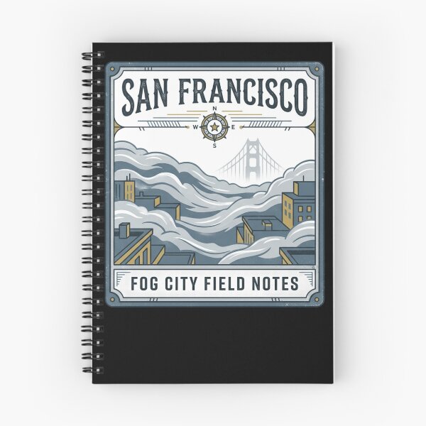 Item preview, San Francisco Fog City Field Notes Vintage Travel designed and sold by mood-draftsman.
