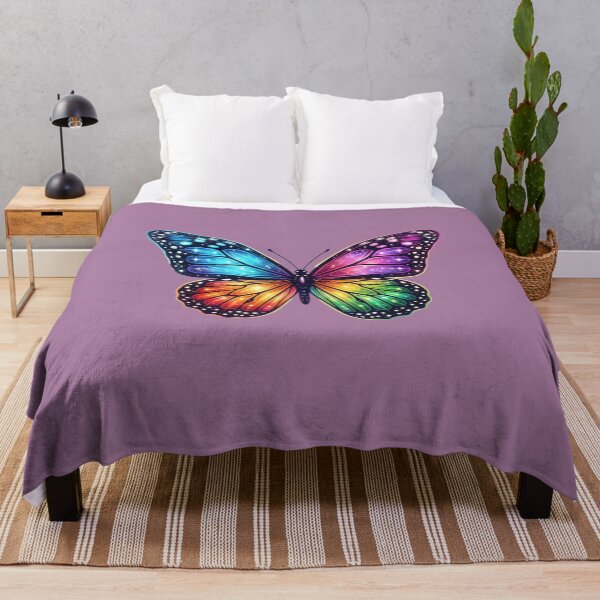 Item preview, Cosmic Butterfly - Rainbow Galaxy Wing Art designed and sold by Chroma Dreams .
