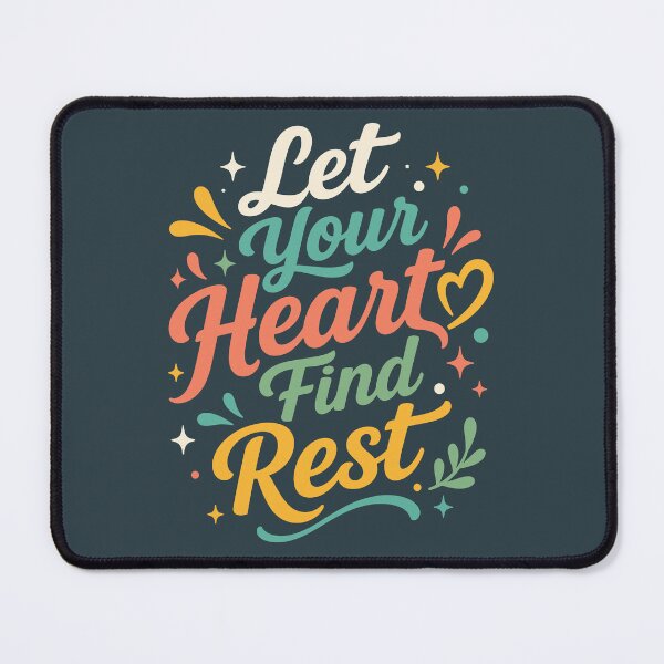 Item preview, Let Your Heart Find Rest designed and sold by rejowan-arts.