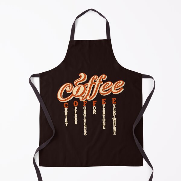 Item preview, Coffee Christ Offers Forgiveness For Everyone Everywhere Retro Vintage designed and sold by PunPals-Art.