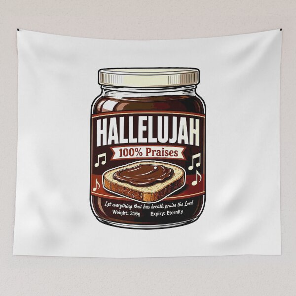 Item preview, Psalm 150:6 Hallelujah - 100% Praises designed and sold by plushism.