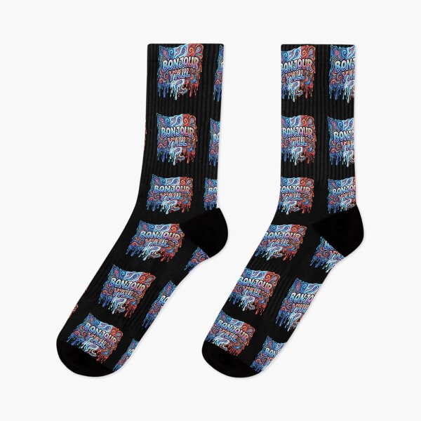 Item preview, Bonjour Y'all French Southern Culture Greeting Francophile Southerner designed and sold by PopStars1993.