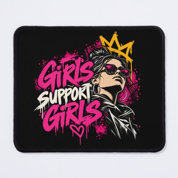 Item preview, Girls Support Girls Feminist Streetwear designed and sold by ThereIsRoomForEveryoneOnThisEarth.