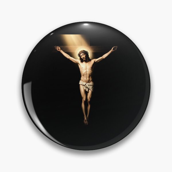Item preview, Jesus Crucifixion with Golden Halo designed and sold by Krasnovaovaova.