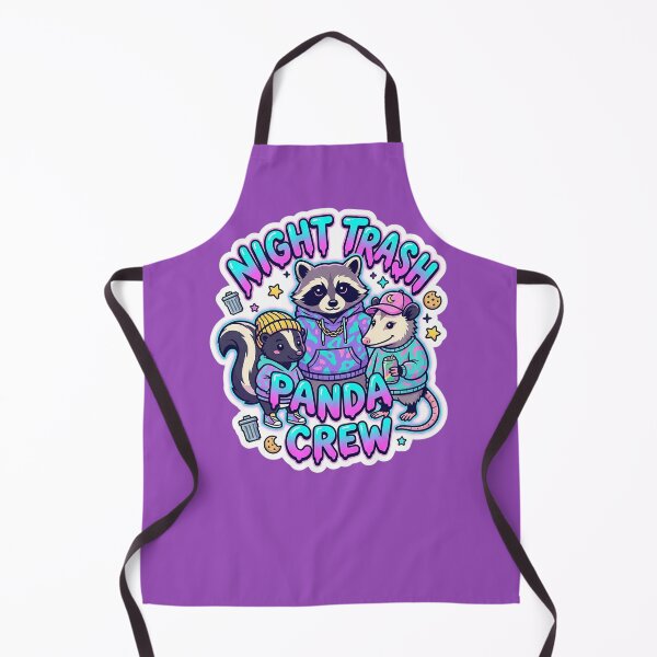 Item preview, Night Trash Panda Crew – Raccoon Skunk Opossum designed and sold by Endless7Art.