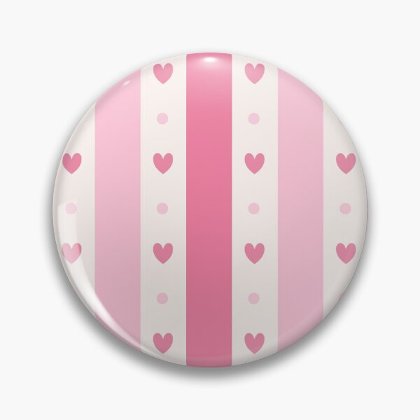 Item preview, Pink Coquette Heart Stripe Pattern designed and sold by katerin17.