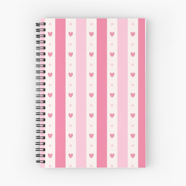Item preview, Pink Coquette Heart Stripe Pattern designed and sold by katerin17.