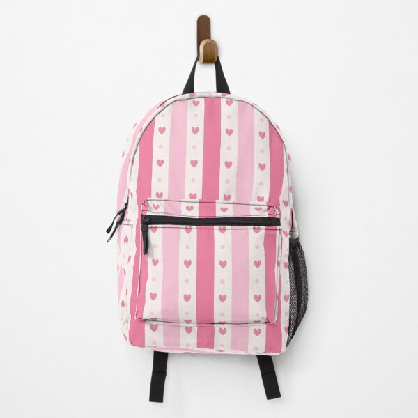 Item preview, Pink Coquette Heart Stripe Pattern designed and sold by katerin17.