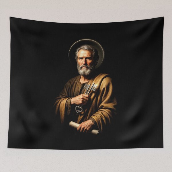Item preview, Saint Peter with Keys and Sacred Book designed and sold by Krasnovaovaova.
