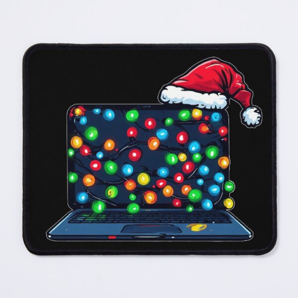 Item preview, Christmas Laptop Santa Hat IT Developer Tech Holiday designed and sold by Digital Design Art.