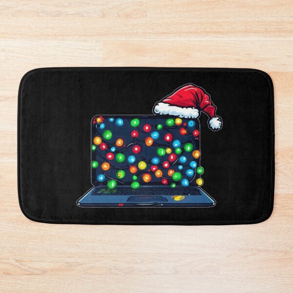 Item preview, Christmas Laptop Santa Hat IT Developer Tech Holiday designed and sold by Digital Design Art.