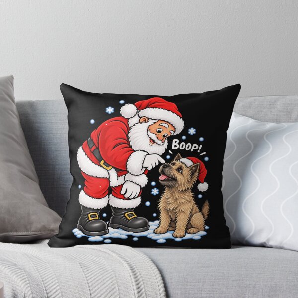 Item preview, Funny Cairn Terrier Dog Santa Boop Merry Chirstmas Mom Dad designed and sold by rafaeltto.