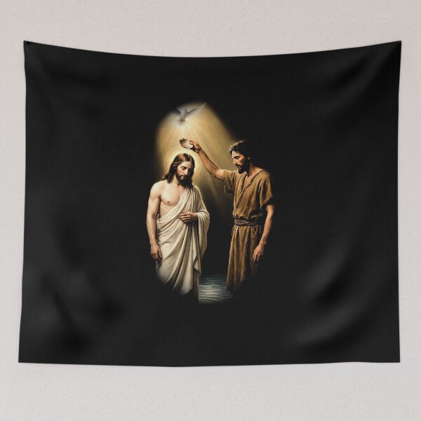 Item preview, Baptism of Jesus with Holy Spirit Dove designed and sold by Krasnovaovaova.