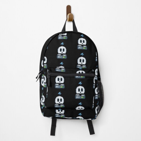Item preview, Low Battery Skull - 14 Percent Charging Energy Humor designed and sold by RetroRlx.