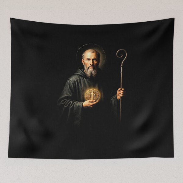 Item preview, Catholic Bishop with Crozier and Sacred Medal designed and sold by Krasnovaovaova.