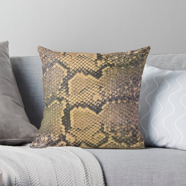 Snakeskin Throw Pillow