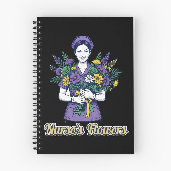 Item preview, Nurse's Flowers — Nurse Holding a Bouquet designed and sold by DarkAgeArt.