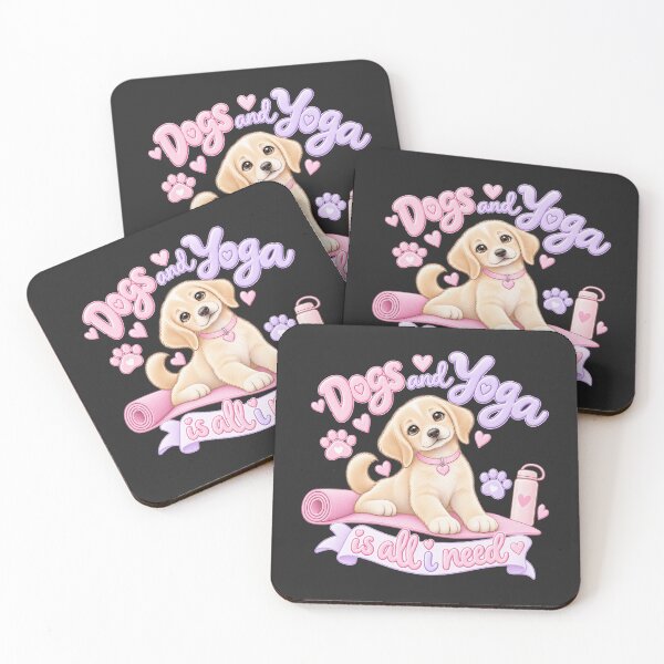 Item preview, Dogs and yoga is all I need designed and sold by Danielle Official.