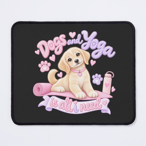 Item preview, Dogs and yoga is all I need designed and sold by Danielle Official.