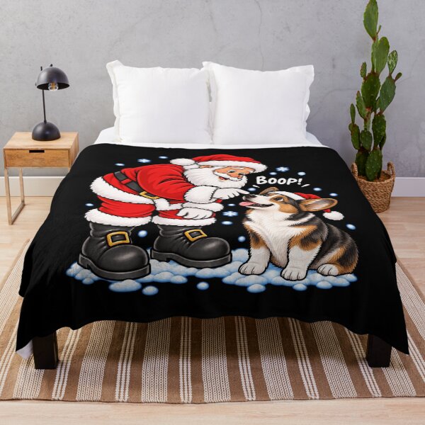 Item preview, Funny Cardigan Welsh Corgi Dog Santa Boop Merry Chirstmas Mom Dad designed and sold by rafaeltto.