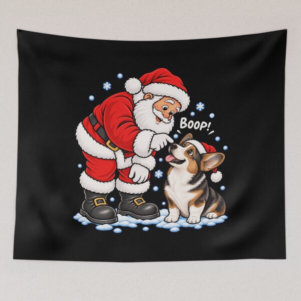 Item preview, Funny Cardigan Welsh Corgi Dog Santa Boop Merry Chirstmas Mom Dad designed and sold by rafaeltto.