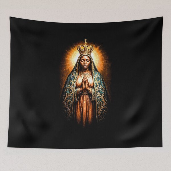 Item preview, Crowned Virgin Mary in Blue and Gold designed and sold by Krasnovaovaova.