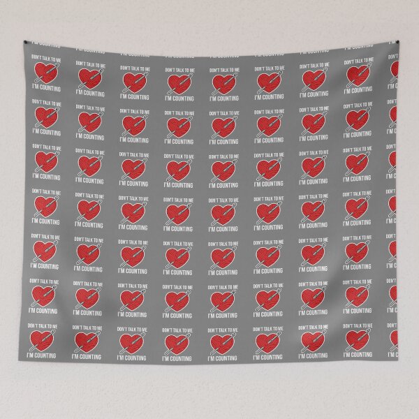 Item preview, Don't Talk To Me I'm Counting Crocheting Yarn Hobby Crafter designed and sold by SofiBlair.