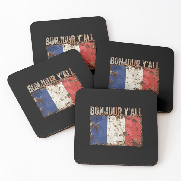 Item preview, Bonjour Y'all French Flag Southerner Francophile Travel designed and sold by PopStars1993.