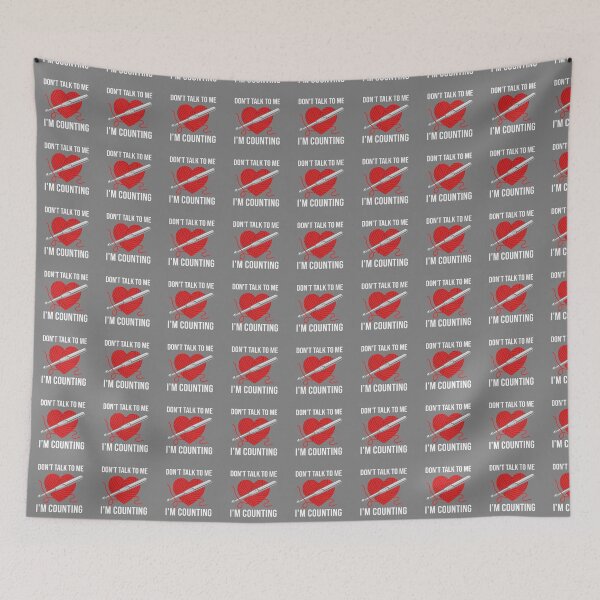 Item preview, Don't Talk To Me I'm Counting Crocheter Yarn Crafter designed and sold by SofiBlair.