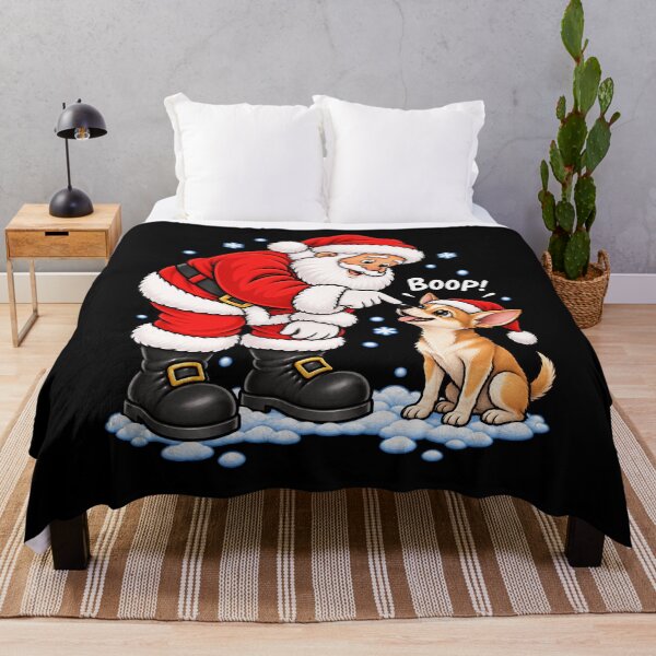 Item preview, Funny Chihuahua Dog Santa Boop Merry Chirstmas Mom Dad designed and sold by rafaeltto.