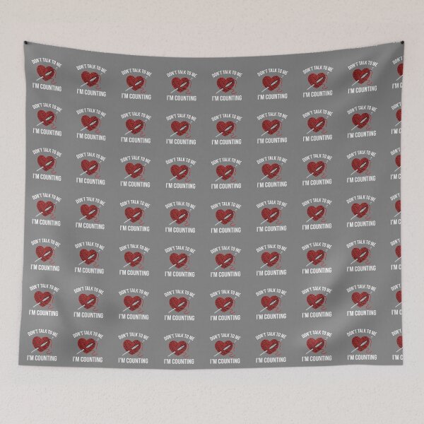 Item preview, Don't Talk To Me I'm Counting Crochet Knitter Yarn Lover Crafter designed and sold by SofiBlair.