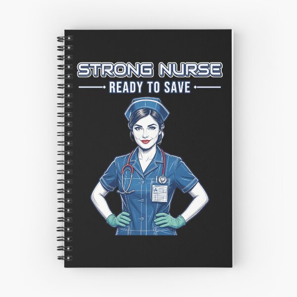 Item preview, Strong nurse ready to save — Nurse Wearing Stethoscope designed and sold by DarkAgeArt.